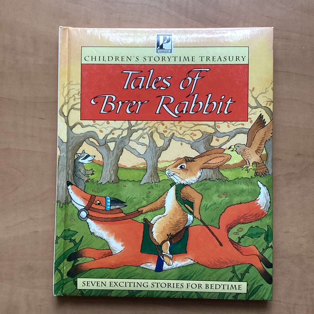 1996 Vintage Tales of Brer Rabbit Book, includes Tar Baby Story